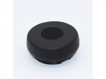 High frequency baked leather earmuffs